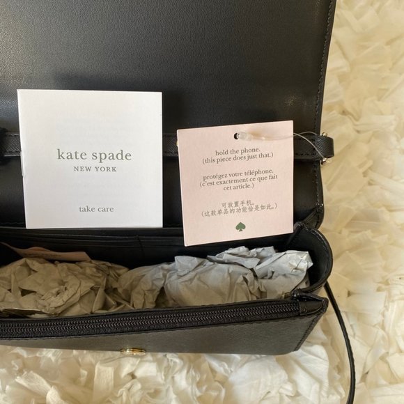 Kate Spade (NWT) Small Cameron Black Crossbody Bag - Picture 6 of 10